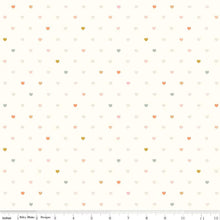 Load image into Gallery viewer, Double Fold Bias Tape 1/2'' Hush Hush 4 Heart Attack Cream Bias Binding Riley Blake Designs