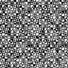 Load image into Gallery viewer, Black and White Musical Vivo Monochrome Black & White Fabric Half Yards