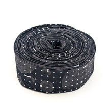 Load image into Gallery viewer, Quilt Binding 1 1/4" Single Fold Black and White Musical Poco Black Katie Pasquini Masopust