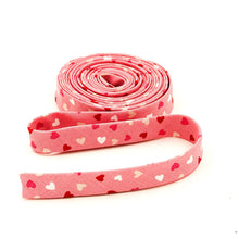 Load image into Gallery viewer, Double Fold Bias Tape 1/2'' Sweetheart Pink Bias Binding