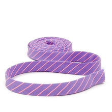 Load image into Gallery viewer, Double Fold Bias Tape 1/2'' True Colors Tiny Stripes Honesty Purple Tula Pink Bias Binding