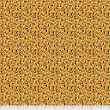 Load image into Gallery viewer, Boolicious Candy Corn Orange Fabric Half Yards