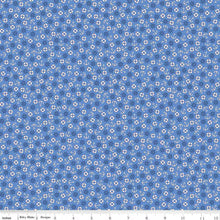 Load image into Gallery viewer, Yacht Club Anchors Blue Fabric Half Yards