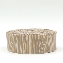 Load image into Gallery viewer, Quilt Binding Pine Grove Woodgrain Tan 1 1/4" Single Fold