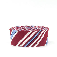 Load image into Gallery viewer, Quilt Binding Yacht Club Stripoe Red 1 1/4" Single Fold Binding Amanda Niederhauser