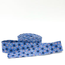 Load image into Gallery viewer, Quilt Binding Yacht Club Anchors Blue 1 1/4" Single Fold Binding Amanda Niederhauser