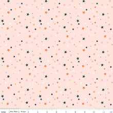 Load image into Gallery viewer, Hey Pumpkin Stars Blush Pink Half Yard Riley Blake Designs