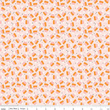 Load image into Gallery viewer, Hey Pumpkin Corn Candy Blush Pink Fabric Half Yards