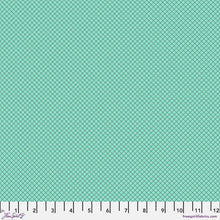 Load image into Gallery viewer, Tula Pink On The Grid Raindrop Green Fabric Half Yards True Colors 2025