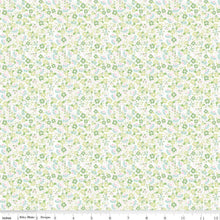 Load image into Gallery viewer, Summer Skies and Fireflies Garden Flowers White Riley Blake Designs Half Yard Gracey Larson