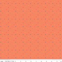 Load image into Gallery viewer, First Blooms Gingham Check Orange Riley Blake Designs Half Yard Heather Peterson