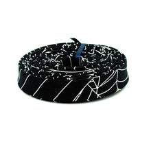 Load image into Gallery viewer, Double Fold Bias Tape 1/2'' Costume Maker's Act II Webs Black Halloween Bias Binding