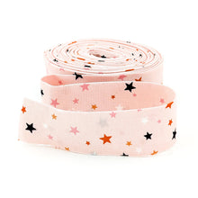 Load image into Gallery viewer, Quilt Binding Hey Pumpkin Stars Blush 1 1/4" Single Fold 1 1/4" Single Fold