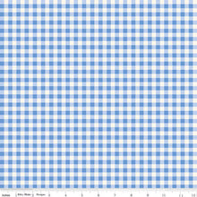 Load image into Gallery viewer, Penelope Gingham Cream Blue Half Yard My Mind's Eye