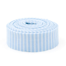 Load image into Gallery viewer, Quilt Binding Light Blue Tone On Tone 1/8'' Stripe 1 1/4" Single Fold Binding