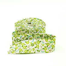Load image into Gallery viewer, Floral Quilt Binding Summer Skies Floral, 1 1/4" Single Fold