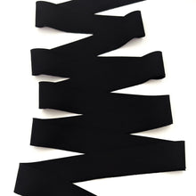Load image into Gallery viewer, Bias Quilt Binding Pitch Black 1 1/4" Single Fold