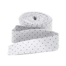 Load image into Gallery viewer, Quilt Binding Tula Pink Tiny Dot Fog Gray 1 1/4" Single Fold