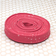 Load image into Gallery viewer, Double Fold Bias Tape 1/2'' Essence Starlight Hot Pink Binding