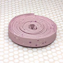 Load image into Gallery viewer, Double Fold Bias Tape 1/2'' Essence Starlight Lilac Purple Binding