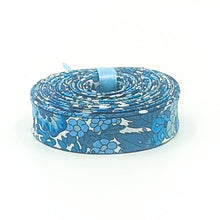 Load image into Gallery viewer, Double Fold Bias Tape 1/2'' Liberty of London Tana Lawn Margaret Annie Blue