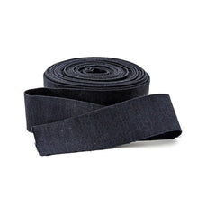 Load image into Gallery viewer, Quilt Binding Chambray Shot Cotton Inkwell Blue 1 1/4" Single Fold
