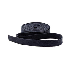 Load image into Gallery viewer, Double Fold 1/2" Bias Tape Chambray Shot Cotton Inkwell Blue Binding