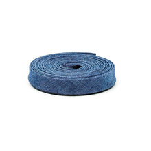 Load image into Gallery viewer, Double Fold 1/2" Bias Tape Chambray Shot Cotton Blue Jeans Blue Binding