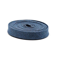 Load image into Gallery viewer, Double Fold 1/2" Bias Tape Chambray Shot Cotton French Slate Blue Binding