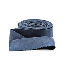 Load image into Gallery viewer, Quilt Binding Chambray Shot Cotton French Slate Blue 1 1/4" Single Fold