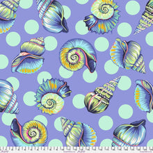 Load image into Gallery viewer, IN STOCK - Tula Pink Floral Reef Marine Blue Quilt Backing Half Yards