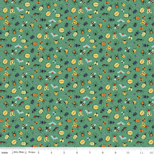 Load image into Gallery viewer, Happy Haven Bugs Life Green Half Yards