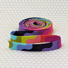 Load image into Gallery viewer, Double Fold 1/2'' Bias Tape Floral Reef Wave Rider Rainbow Binding