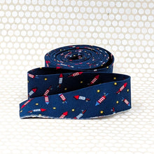 Load image into Gallery viewer, Bias Quilt Binding Pop Boom Bang Navy Blue 1 1/4" Single Fold