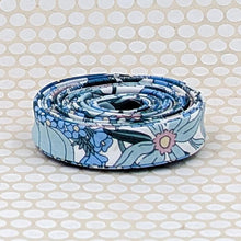 Load image into Gallery viewer, Liberty of London 1/2" Double Fold Bias Tape Clara Bell Aqua Blue