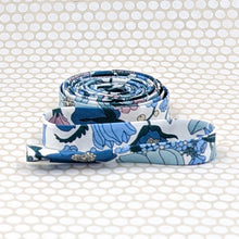 Load image into Gallery viewer, Liberty of London 1/2" Double Fold Bias Tape Clara Bell Aqua Blue