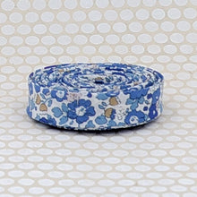 Load image into Gallery viewer, Liberty of London 1/2" Double Fold Bias Tape Betsy Ann Blue
