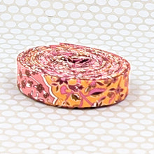 Load image into Gallery viewer, Double Fold 1/2'' Bias Tape Liberty of London Tana Lawn Aspley Tile Curry Binding