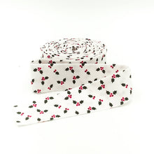 Load image into Gallery viewer, Quilt Binding Holly Holiday Holly White Christopher Thompson The Tattooed Quilter