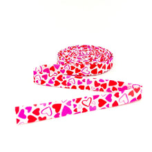 Load image into Gallery viewer, 1/2'' Bias Tape Calendar Girl Love Day Hearts White