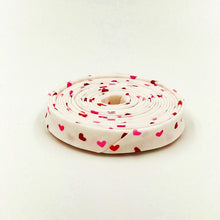Load image into Gallery viewer, 1/2'' Bias Tape Be Mine Hearts Ivory Stacy Iest Hsu Moda
