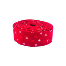 Load image into Gallery viewer, Quilt Binding Falling In Love Hearts Red Dani Mogstad Riley Blake Designs