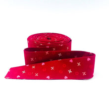 Load image into Gallery viewer, Quilt Binding Falling In Love Hearts Red Dani Mogstad Riley Blake Designs