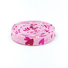 Load image into Gallery viewer, 1/2'' Bias Tape Gnomes In Love Hearts Pink Tara Reed