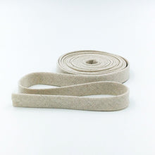 Load image into Gallery viewer, Double Fold Bias Tape 1/2'' Linen Blend Natural