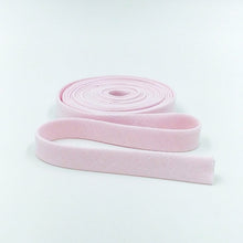 Load image into Gallery viewer, Double Fold Bias Tape 1/2'' Linen Blend Blush Pink