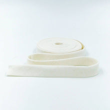Load image into Gallery viewer, Double Fold Bias Tape 1/2'' Linen Blend Off White