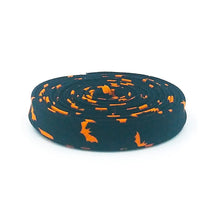 Load image into Gallery viewer, Double Fold Bias Tape 1/2'' Bad To The Bone Bats Black Orange