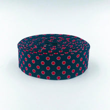 Load image into Gallery viewer, Quilt Binding Picadilly Dots Red, White and Blue