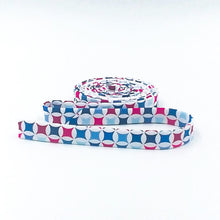 Load image into Gallery viewer, Bias Tape 1/8'' Picadilly Orange Peel Red, White and Blue